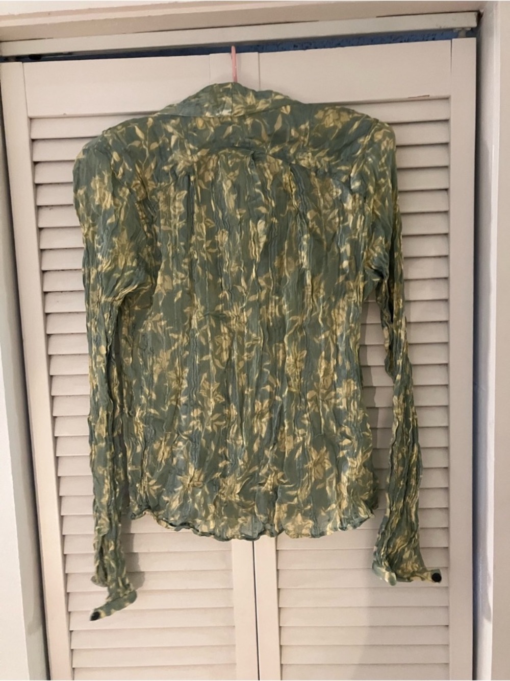 Rag & Bone Sachi Pleated Crinkle Blouse Size Small - Picture 8 of 11